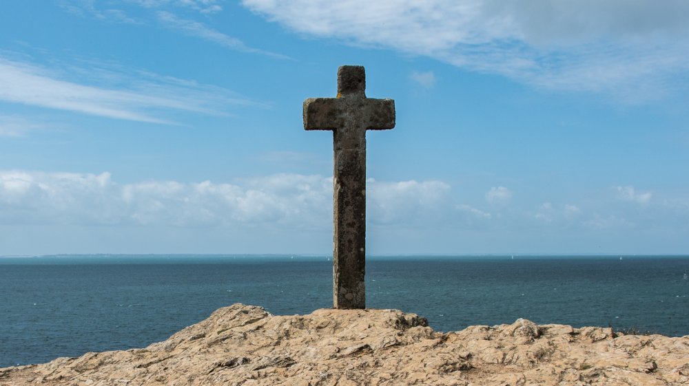 A cross dedicated to St. Gildas in Brittany