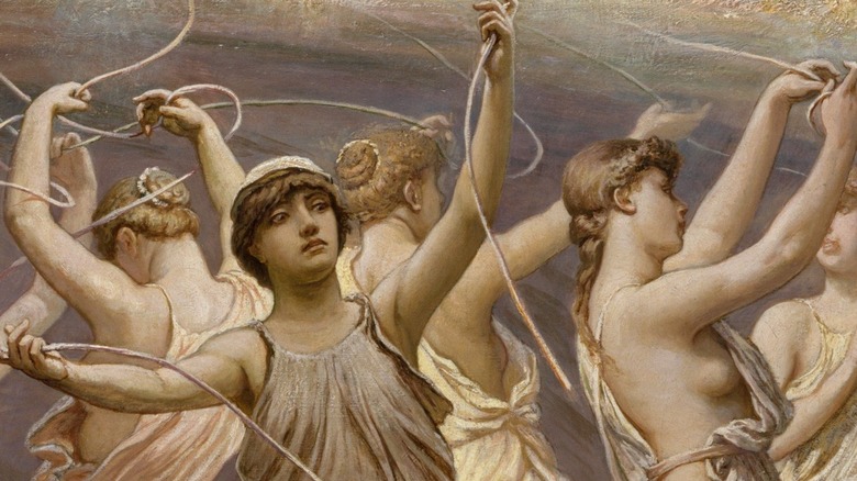 Pleiades, seven sisters of mythology