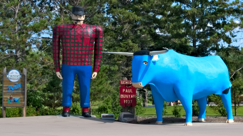 Bunyan and Babe the Blue Ox