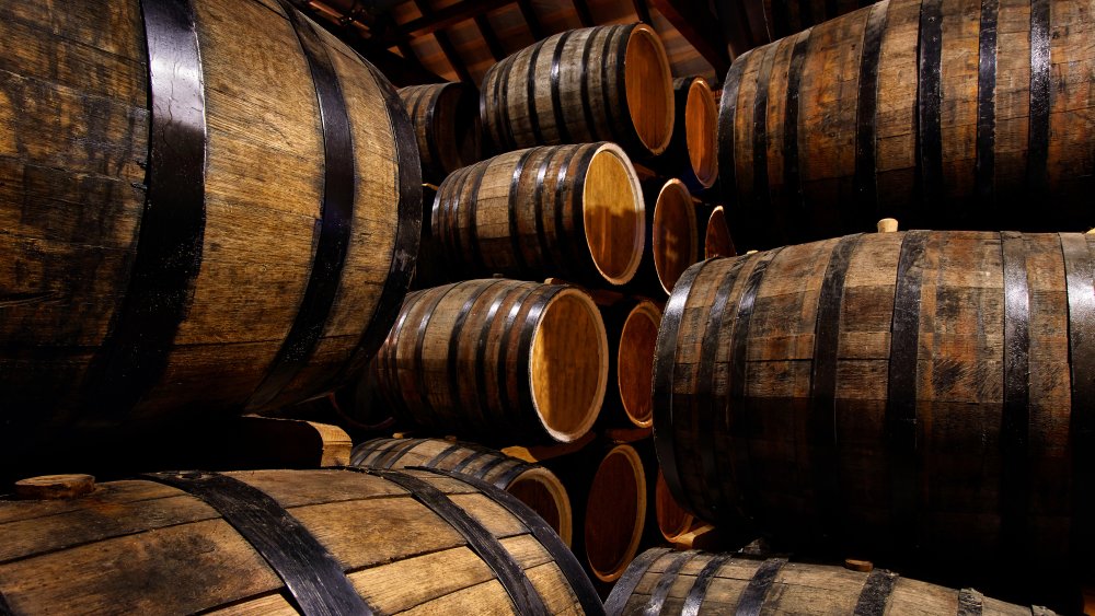 alcohol barrels