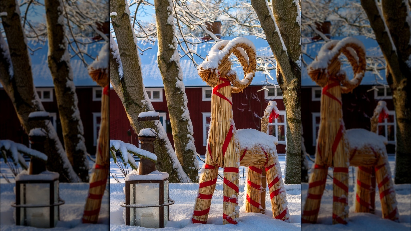 Small Straw Goat, Traditional Swedish Straw Goat, Christmas Straw Goat,  Holiday Decor, Scandinavian Christmas Decor, Julbock, Jul Goat 