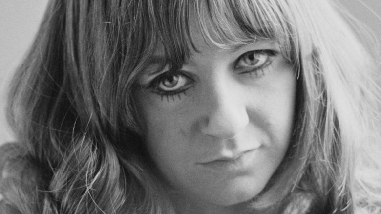 Christine McVie looking stern