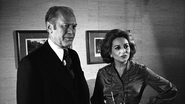 Barbara Walters interviews Gerald Ford