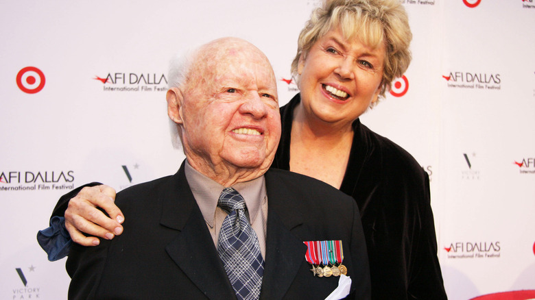 Mickey Rooney wife Jan at an event