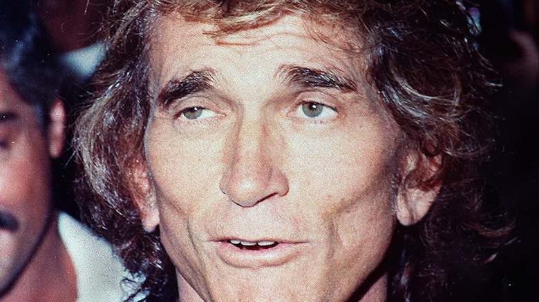 Michael Landon looking drunk