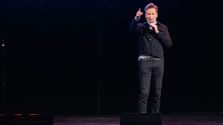 Conan O'Brien onstage