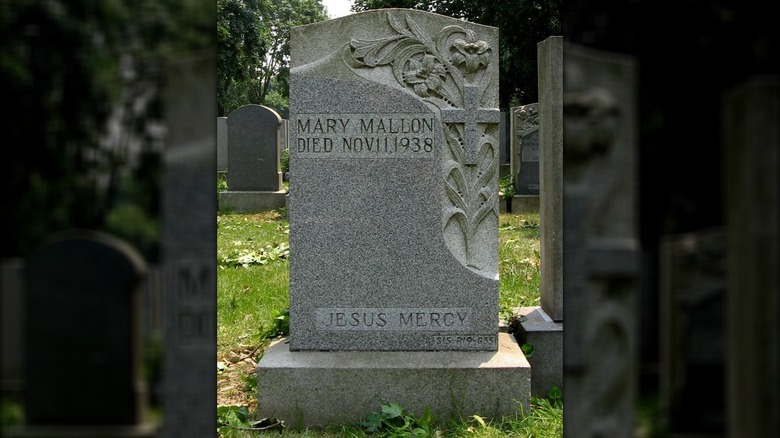 Mary Mallon's tombstone