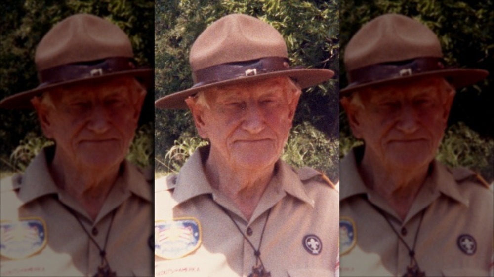 William Hillcourt in Boy Scout uniform