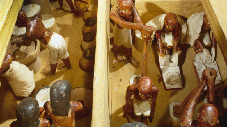 Wooden model a bakery