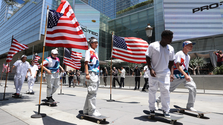 US Olympic skateboarding team