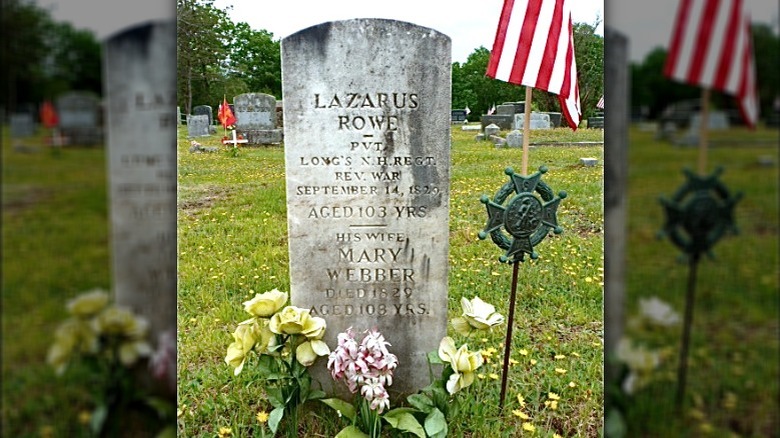 Grave of Lazarus and Mary Rowe