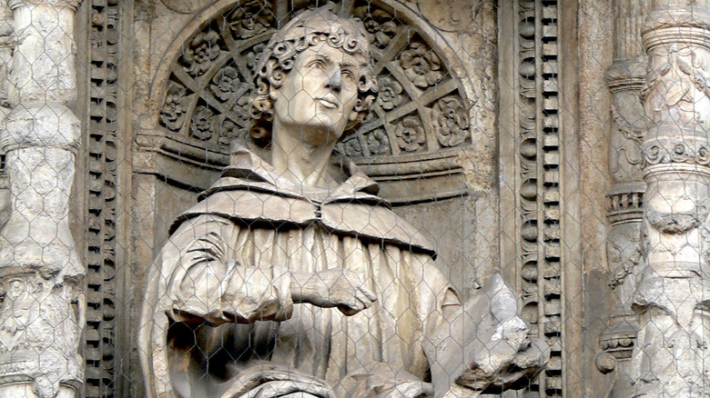 Statue of Pliny the Elder in Como, Italy.