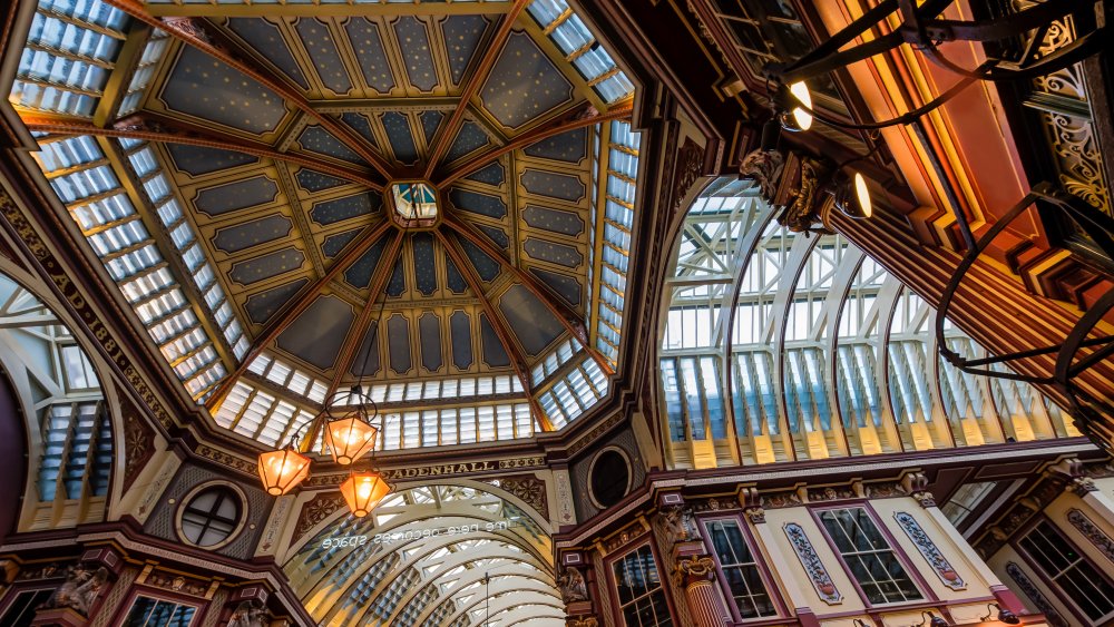 Leadenhall Market's dazzling roof