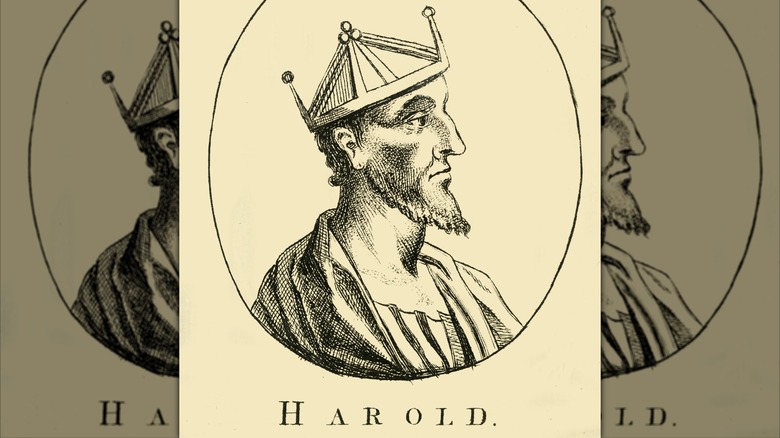 Drawing of Harold II