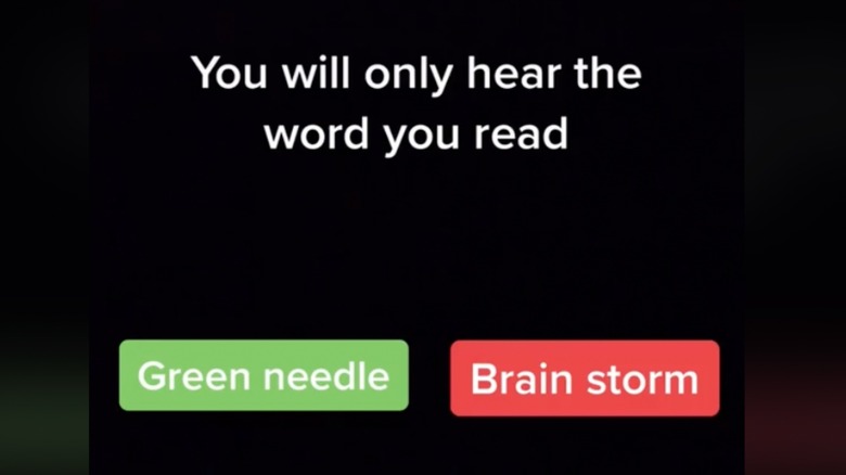 Green Needle McGurk Effect