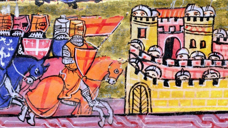 Painting of Siege of Damascus