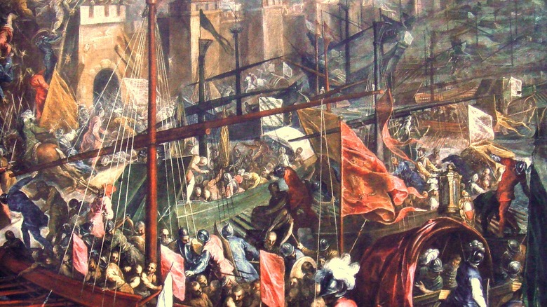 Crusaders take Constantinople