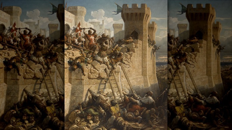 Soldiers siege of Acre