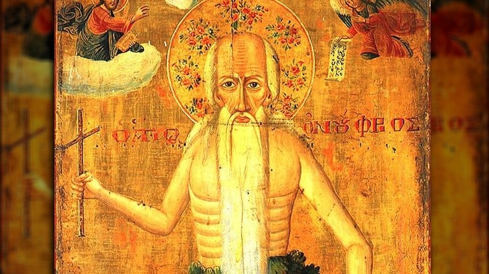 4th century Byzantine hermit depiction