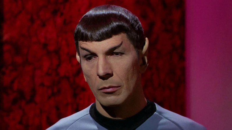 Screenshot of Leonard Nimoy as Spock in Star Trek: The Original Series