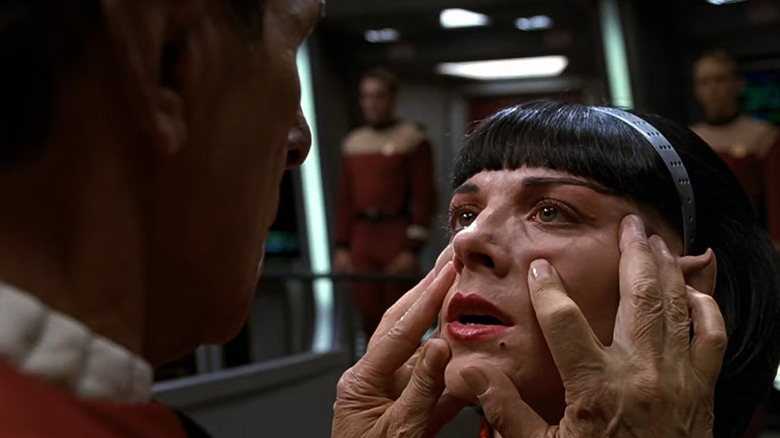 Vulcan mind meld scene from Star Trek VI: The Undiscovered Country