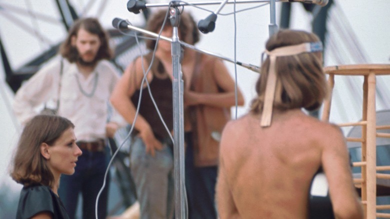 Mike Wadleigh at Woodstock