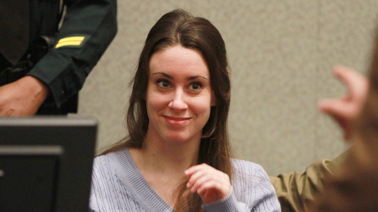 Casey Anthony smiling