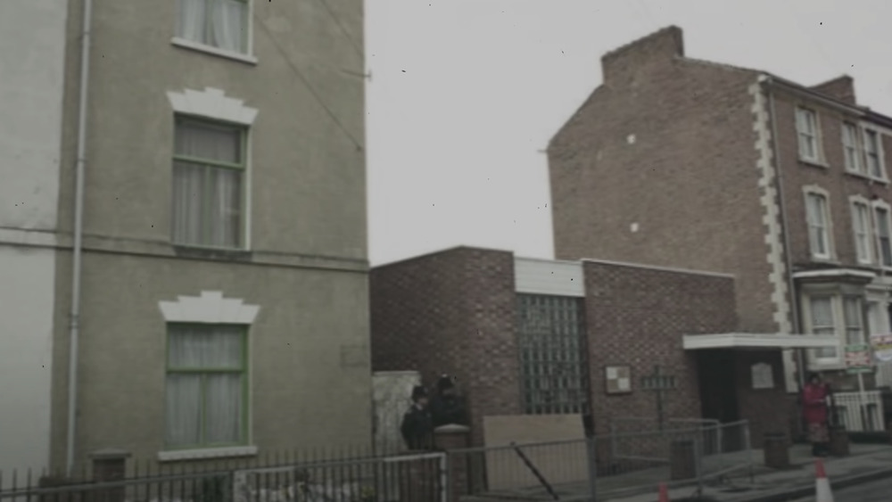 Fred and Rosemary West's block in Gloucester, England 