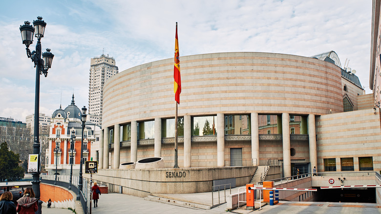 Spanish Senate building Madrid