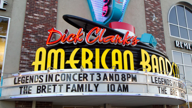 american bandstand theater with marquee