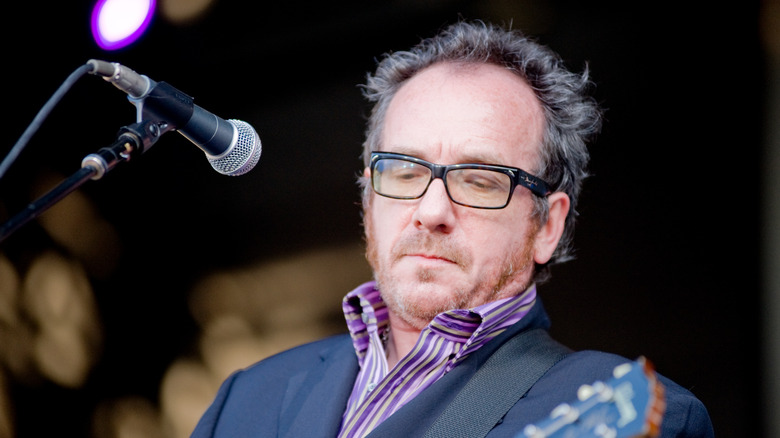 Elvis Costello singing