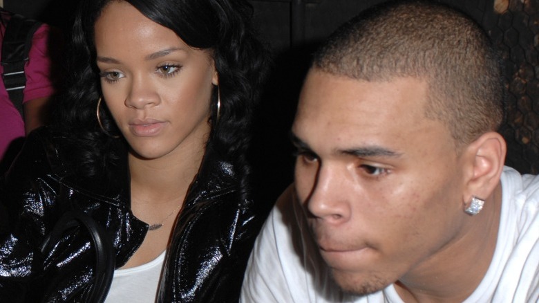 Chris Brown and Rihanna in 2007