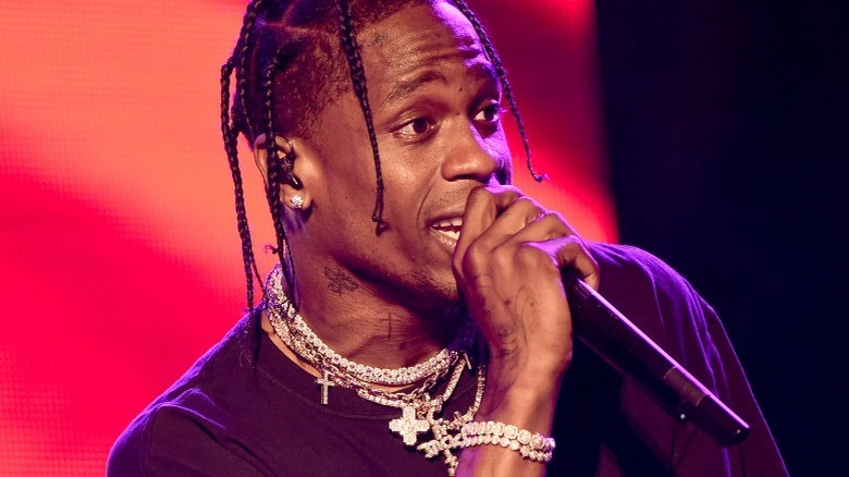 Travis Scott performing in 2018