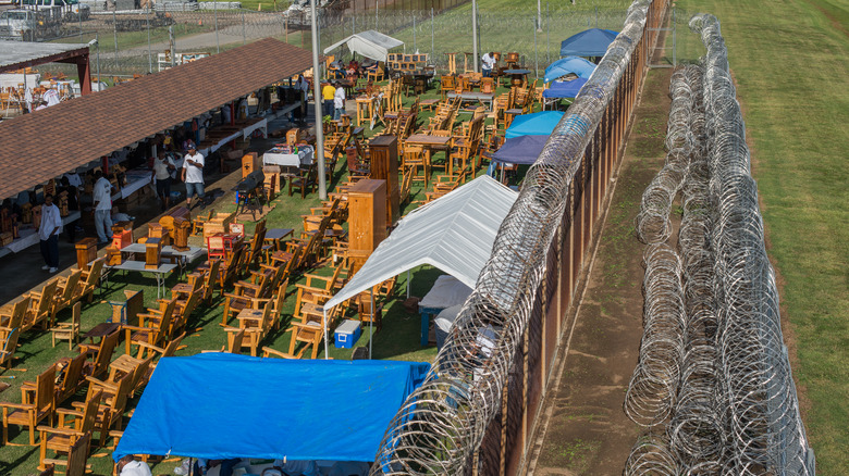 Angola prison rodeo market