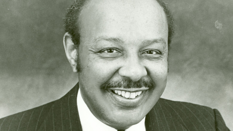 Congressman Louis Stokes smiling