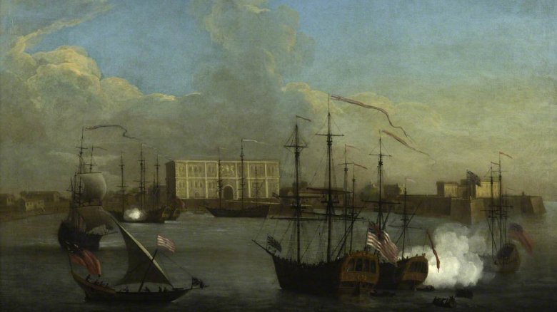 East India Company ships in Bombay