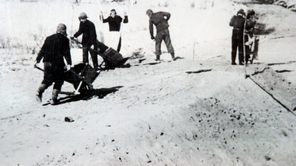 The "Dead Road," built between 1947-1950 by up to 100,000 gulag prisoners, many of whom died