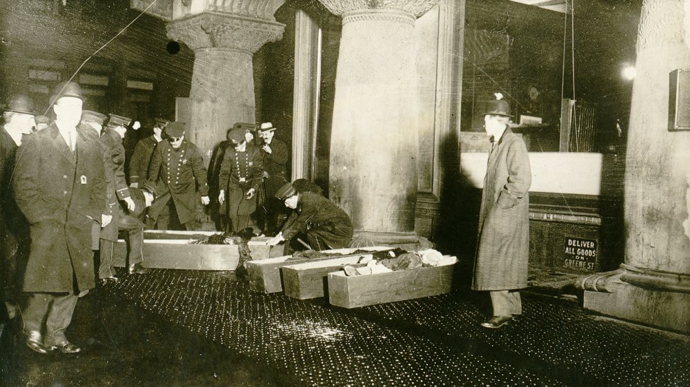 Triangle shirtwaist factory fire coffins