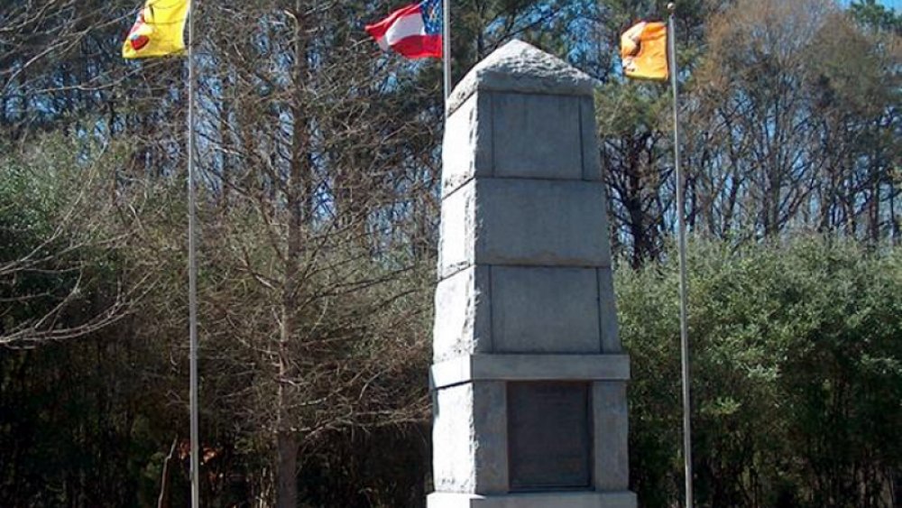 Monument commemorating the Trail of Tears