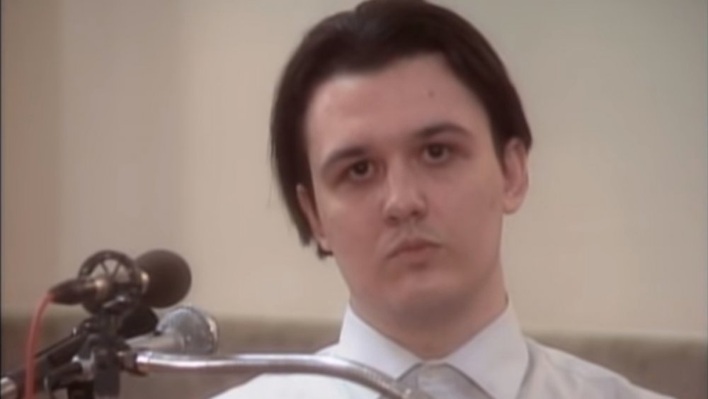 Damien Echols in court.