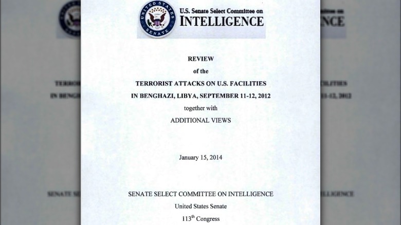 US Select Committee report cover