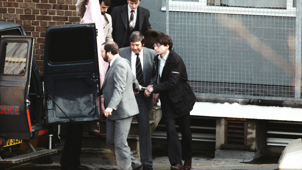 Dennis Nilsen in handcuffs