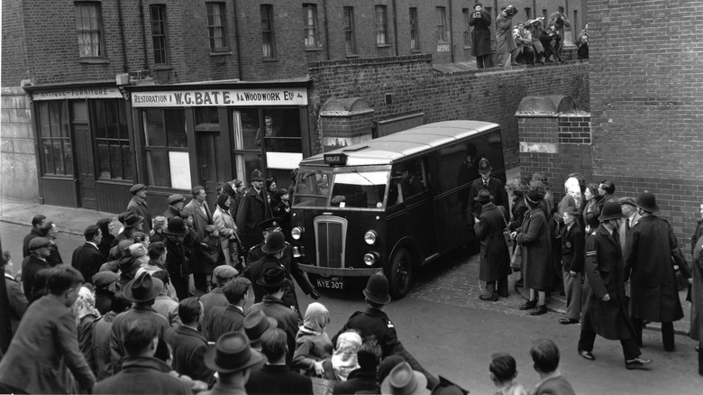 John Christie leaving court