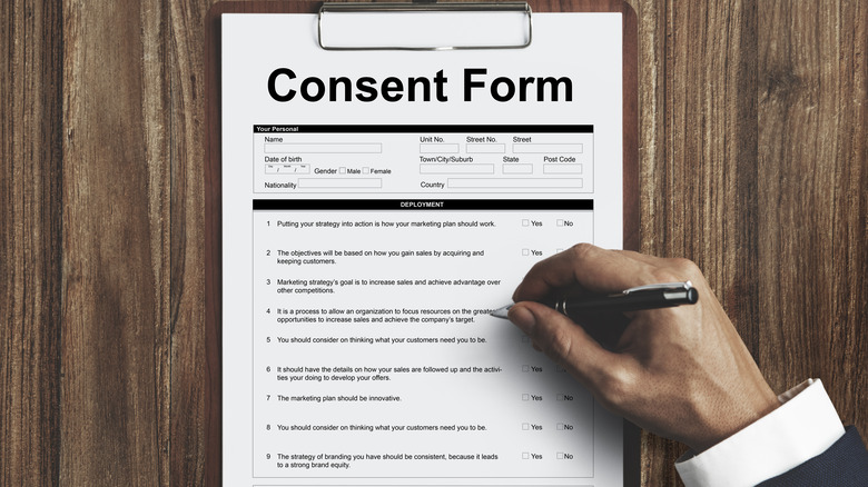 consent form