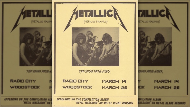 Metallica show poster
