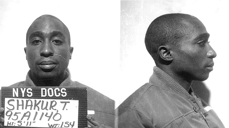 Tupac Shakur's 1995 mugshot