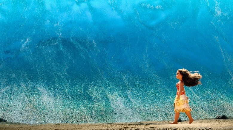 Moana and large wave