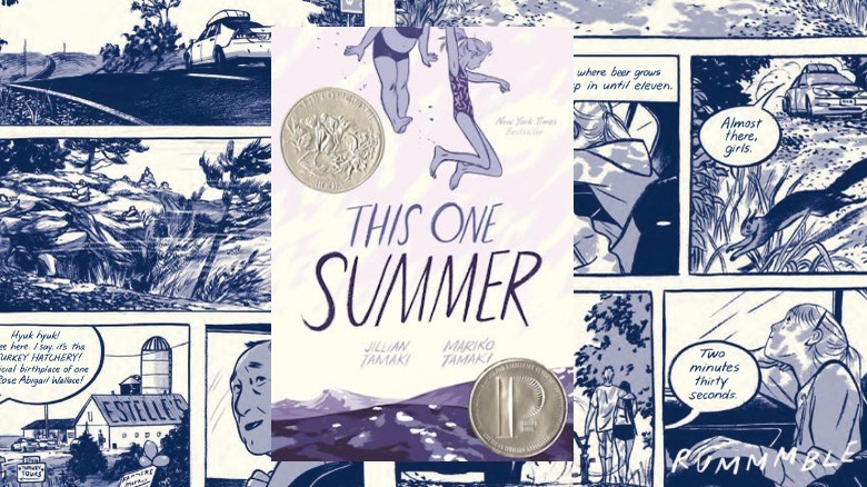 This One Summer comic book pages and cover