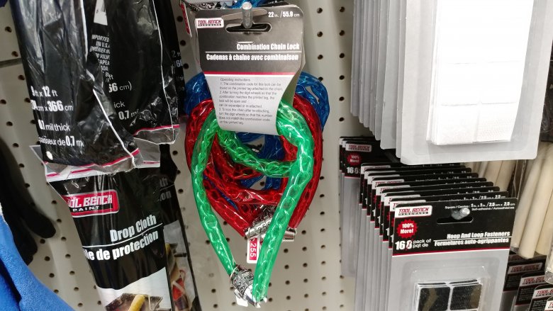 bike lock dollar tree