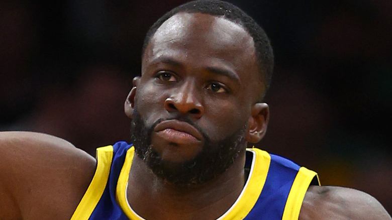 Draymond Green looking serious